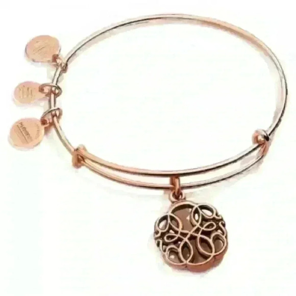NWT Alex and Ani Path of life rose gold bracelet - Picture 1 of 4